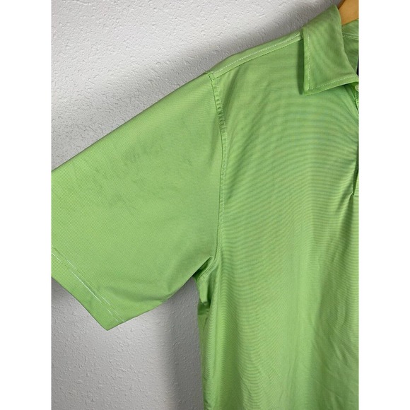 FootJoy Men's Medium Green HOHA CUP SIOUX FALLS Logo Short Sleeve Polo Shirt - Picture 4 of 9